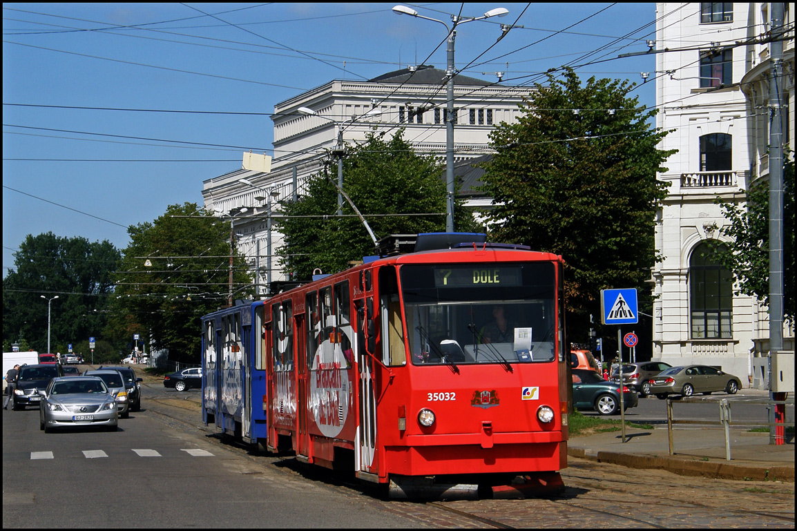 Рига, Tatra T3MR (T6B5-R) № 35032