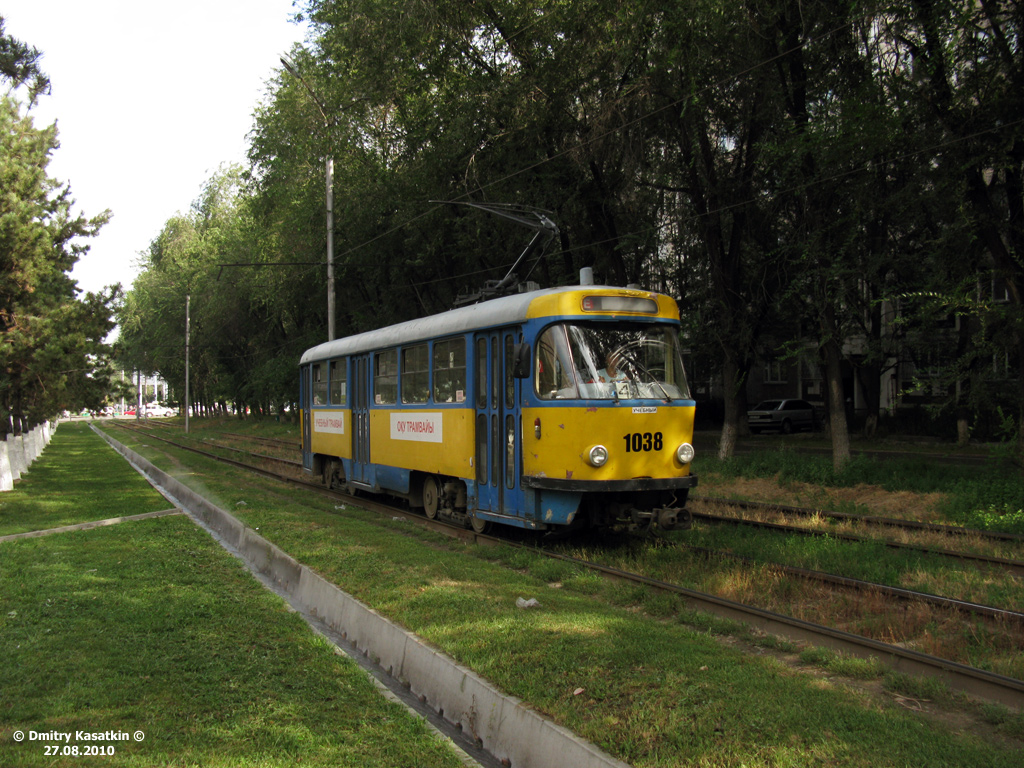 Алматы, Tatra T4D № 1038