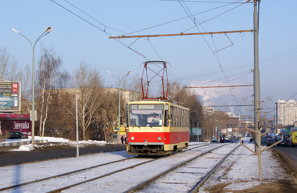 Екатеринбург, Tatra T6B5SU № 753