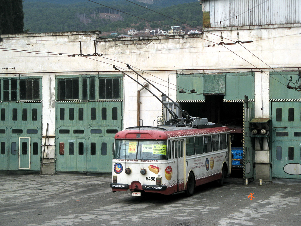 Крымский троллейбус, Škoda 9Tr18 № 5468