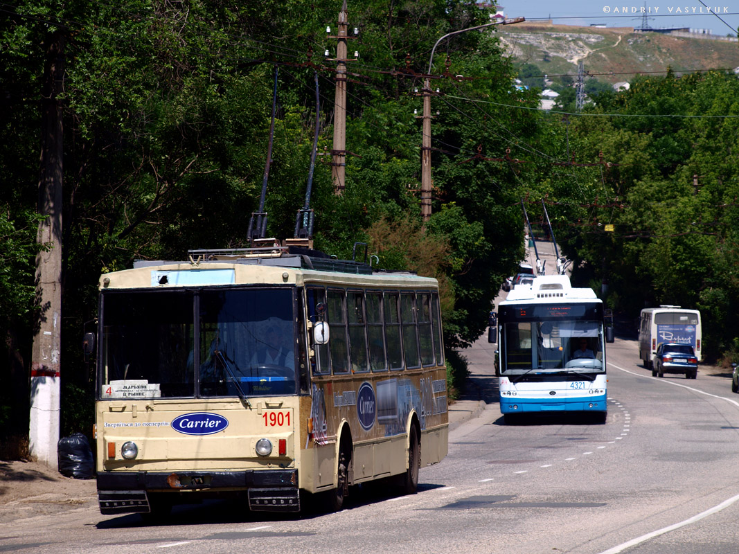 Крымский троллейбус, Škoda 14Tr02 № 1901