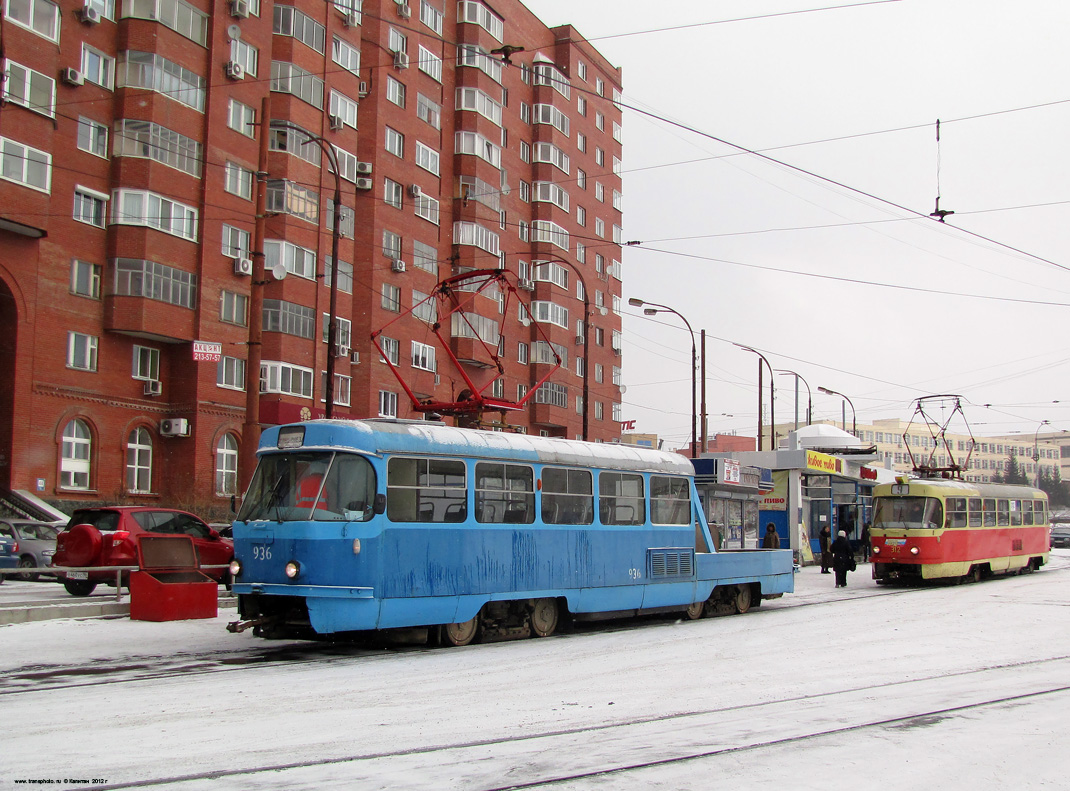 Yekaterinburg, Tatra T3SU (2-door) č. 936