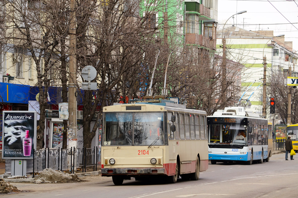 Крымский троллейбус, Škoda 14Tr89/6 № 2104