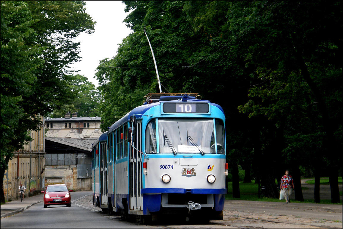 Рига, Tatra T3A № 30874