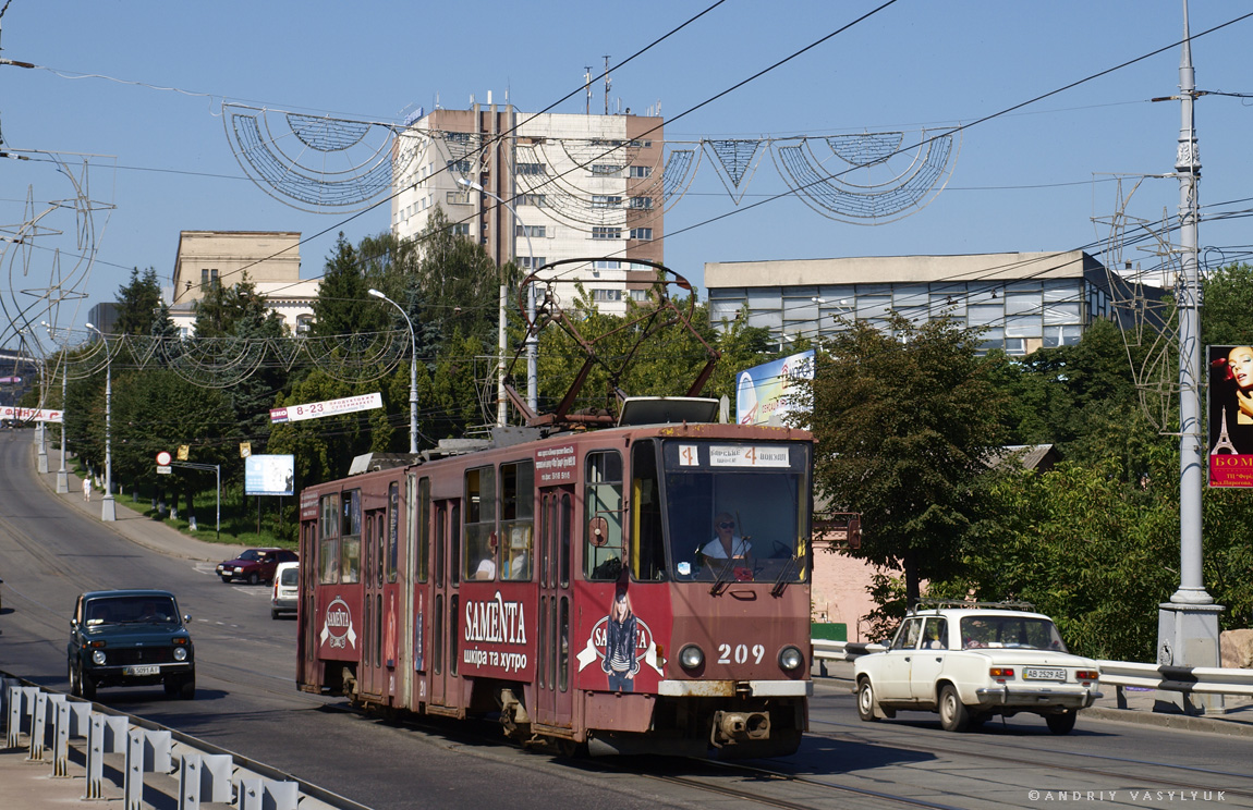 Винница, Tatra KT4SU № 209