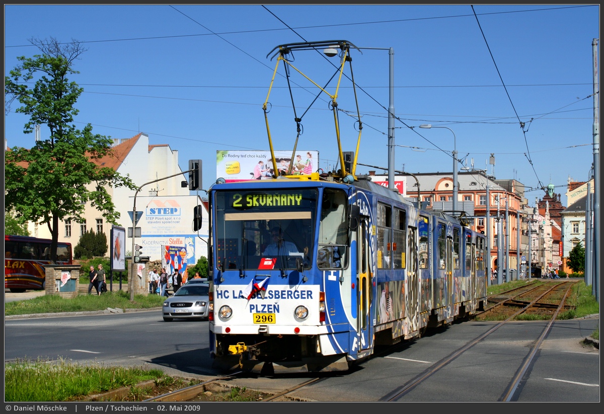 Пльзень, Tatra KT8D5 № 296