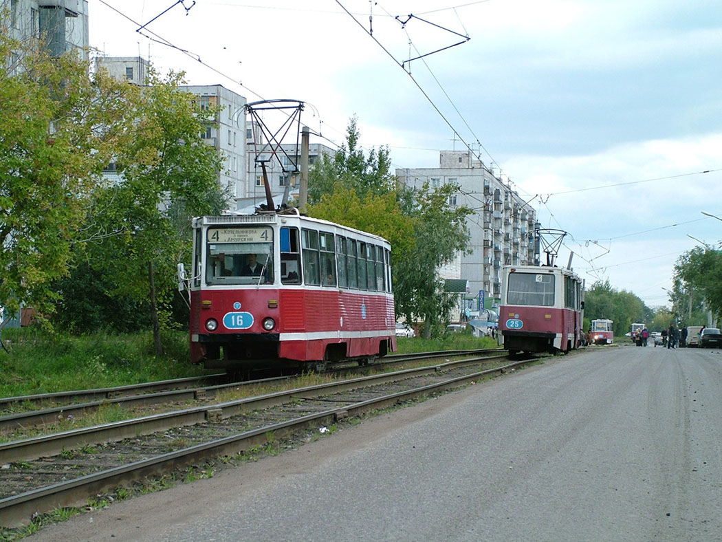 Омск, 71-605 (КТМ-5М3) № 16; Омск, 71-605А № 25