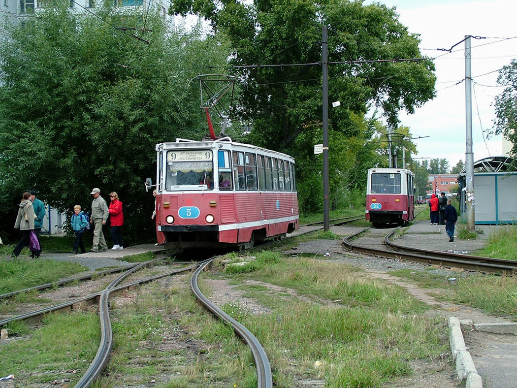 Омск, 71-605 (КТМ-5М3) № 5; Омск, 71-605А № 35