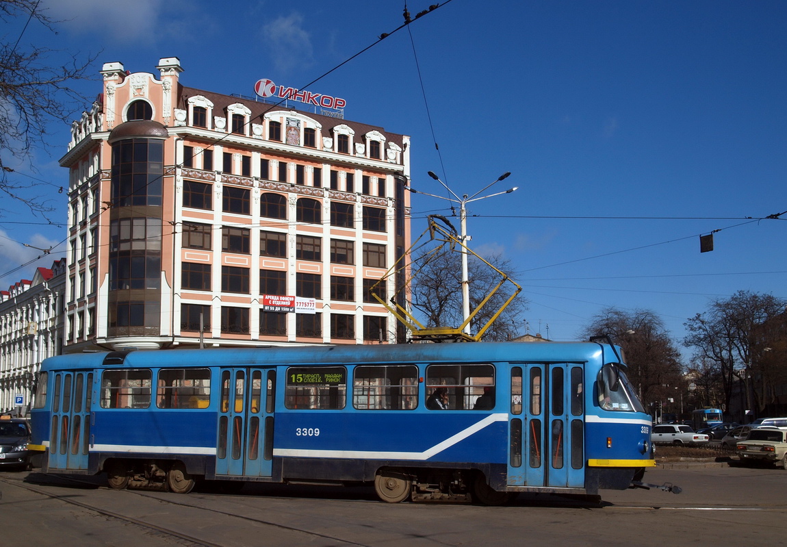 Odessa, Tatra T3R.P № 3309
