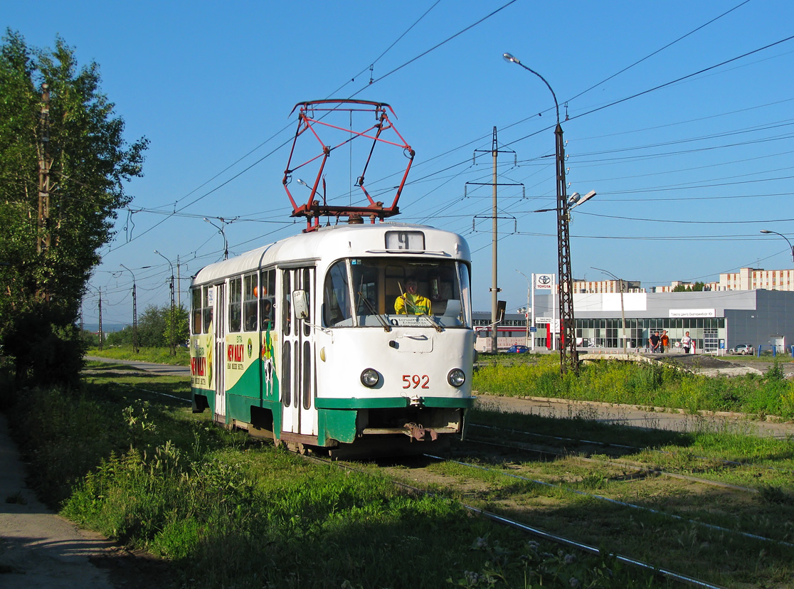 Екатеринбург, Tatra T3SU № 592