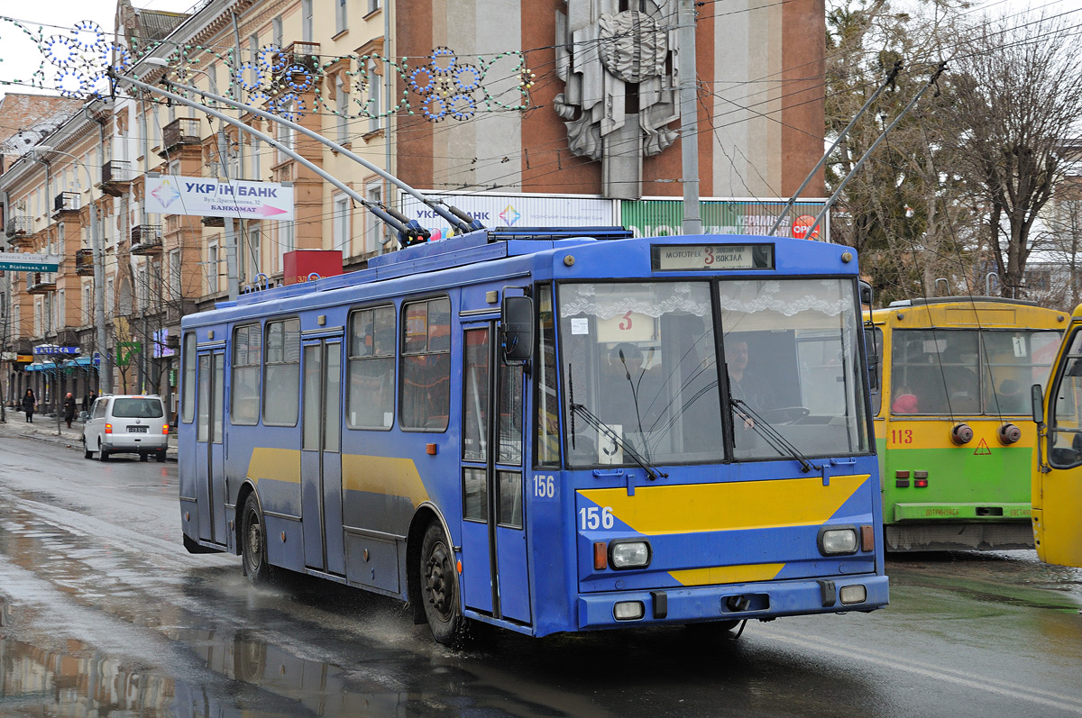 Ровно, Škoda 14Tr08/6 № 156