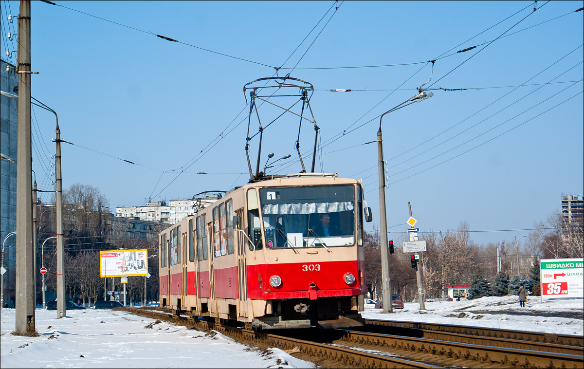 Киев, Tatra T6B5SU № 303
