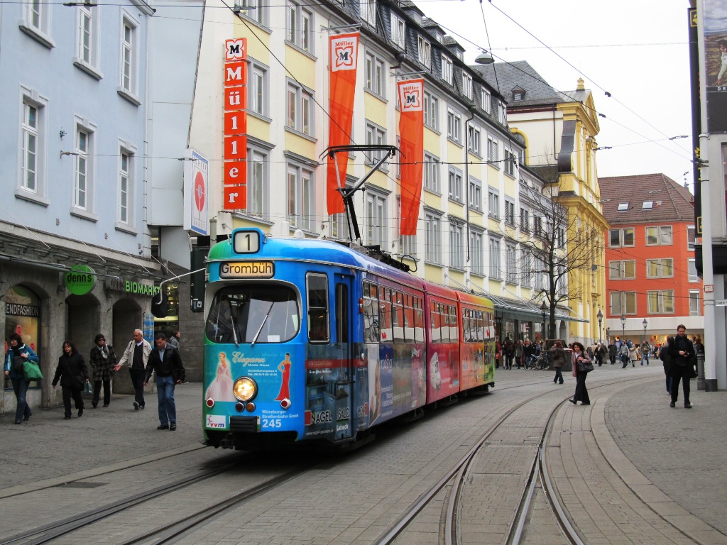 Вюрцбург, Duewag GT8 № 245
