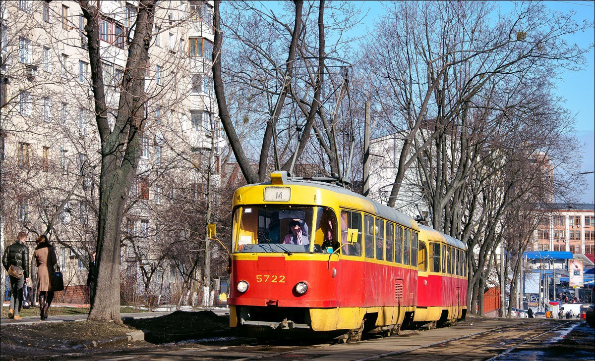 Киев, Tatra T3SU № 5722