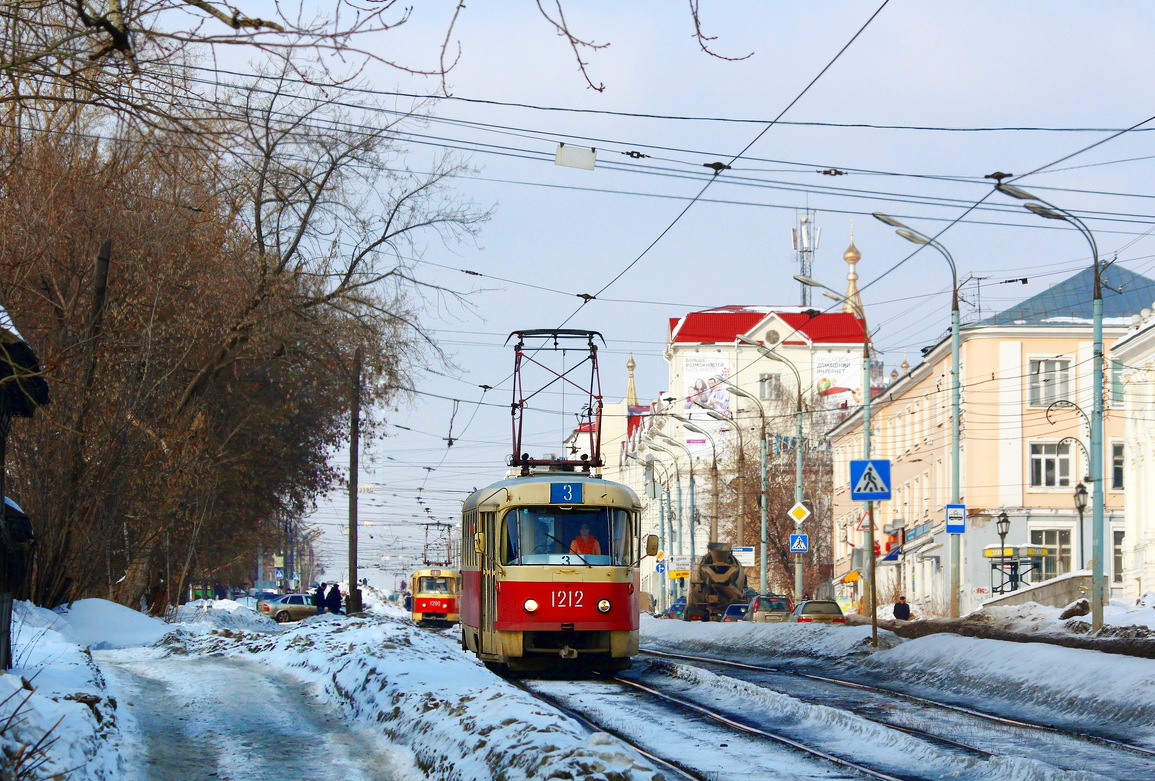 Ижевск, Tatra T3SU (двухдверная) № 1212