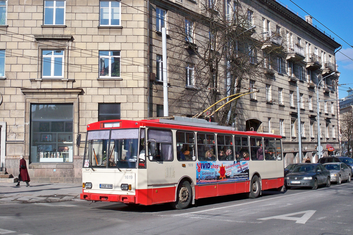 Вильнюс, Škoda 14Tr13/6 № 1619