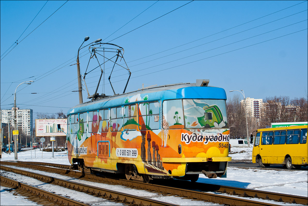 Киев, Tatra T3SU № 5540
