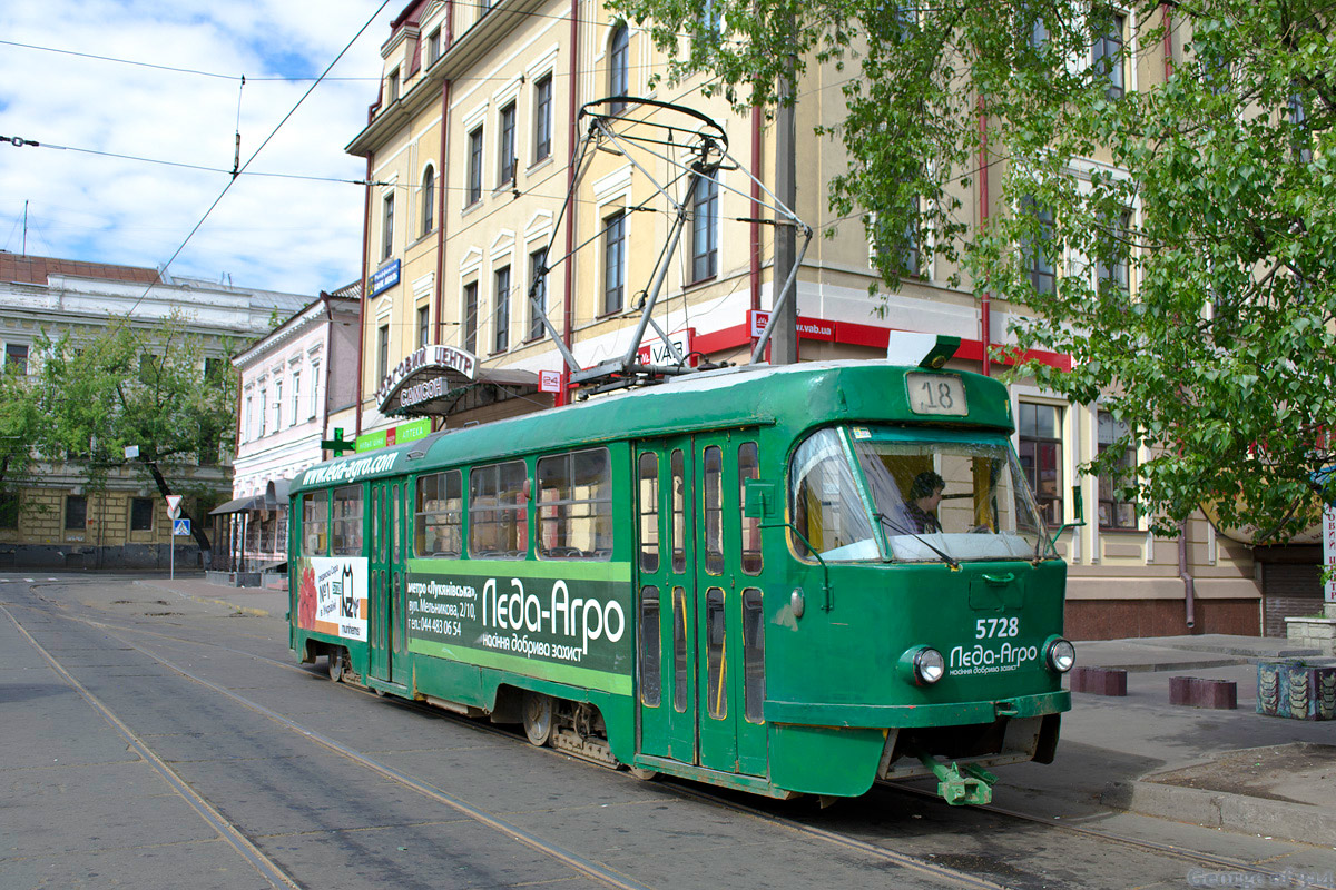 Киев, Tatra T3SU № 5728