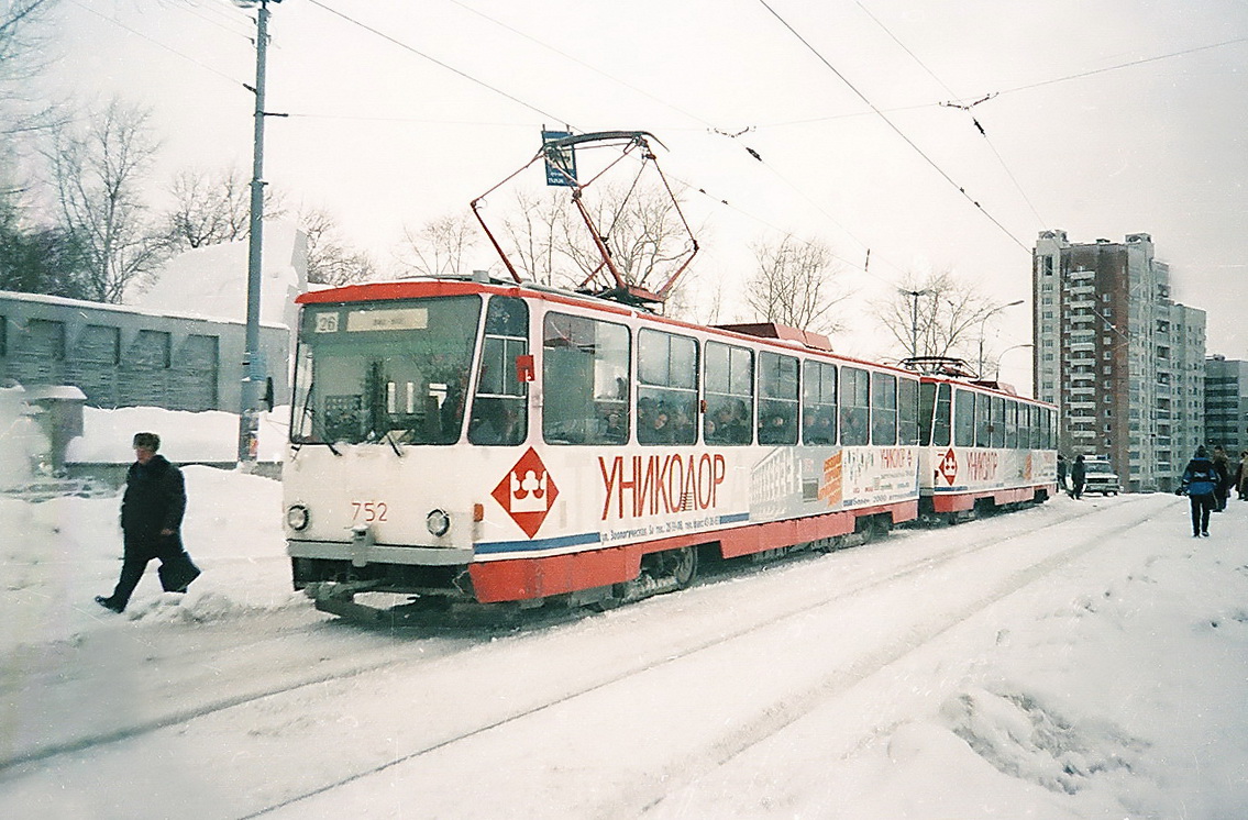 Екатеринбург, Tatra T6B5SU № 752