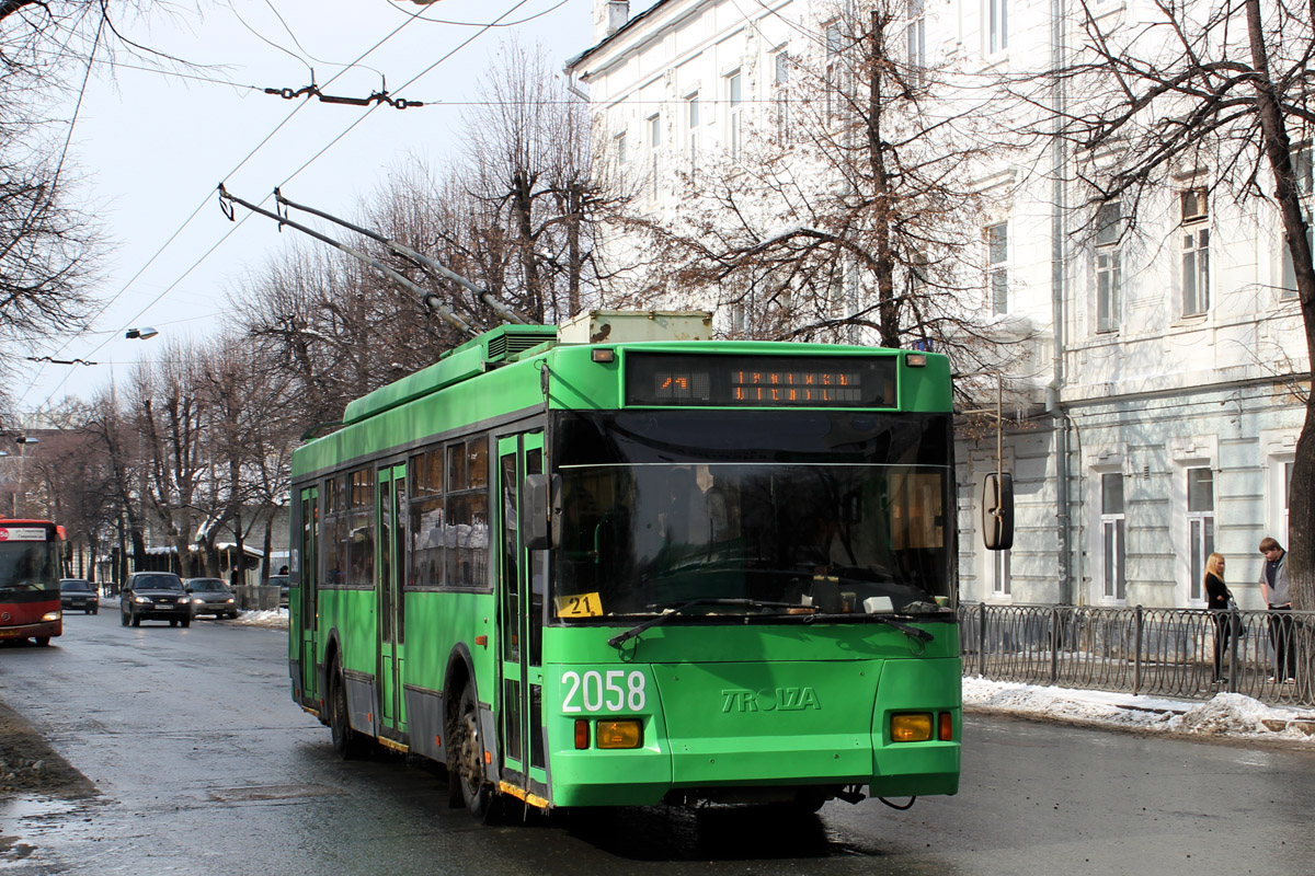 Kazan, Trolza-5275.05 “Optima” N°. 2058