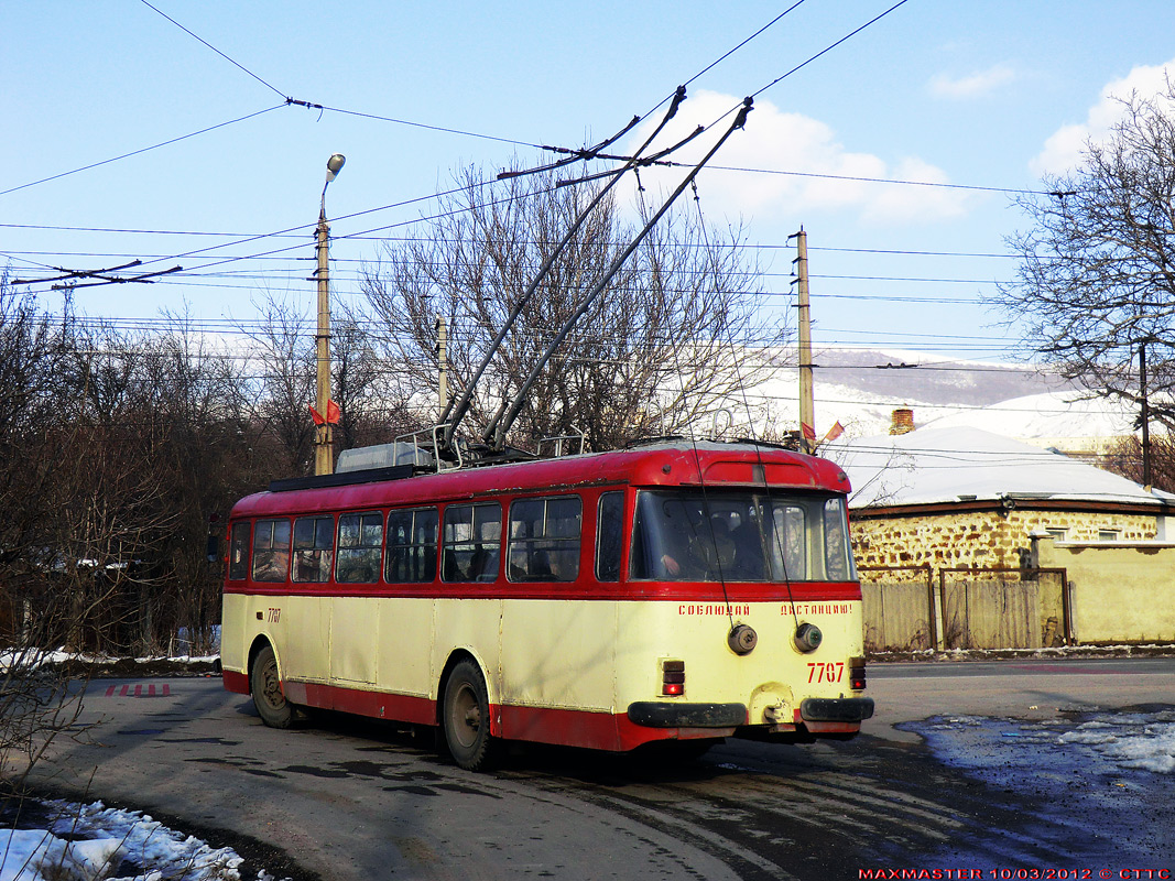 Крымский троллейбус, Škoda 9TrH27 № 7707