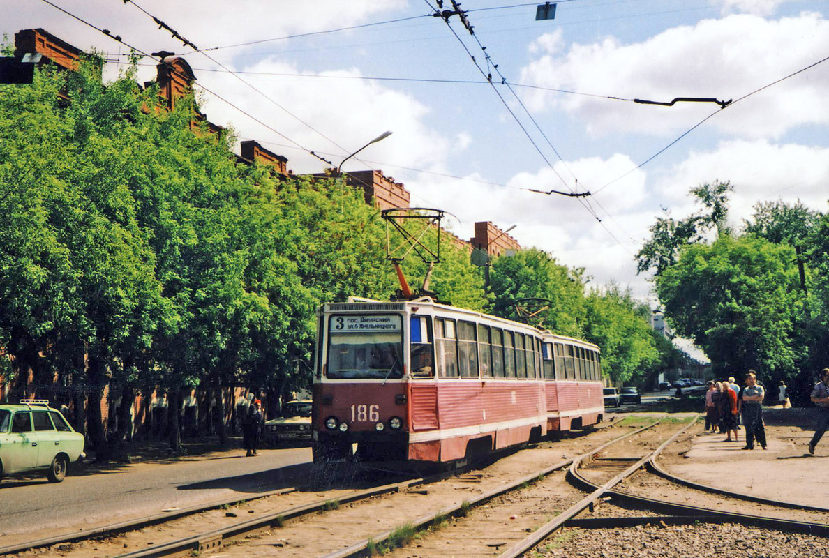 Omsk, 71-605 (KTM-5M3) № 186