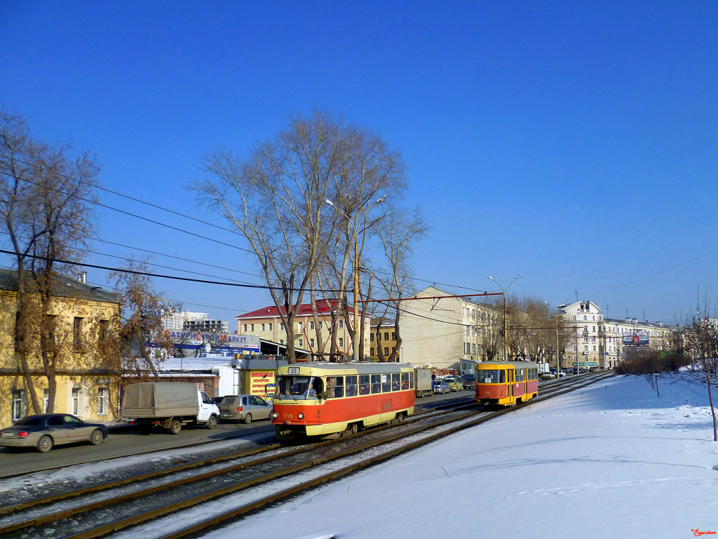Екатеринбург, Tatra T3SU № 546