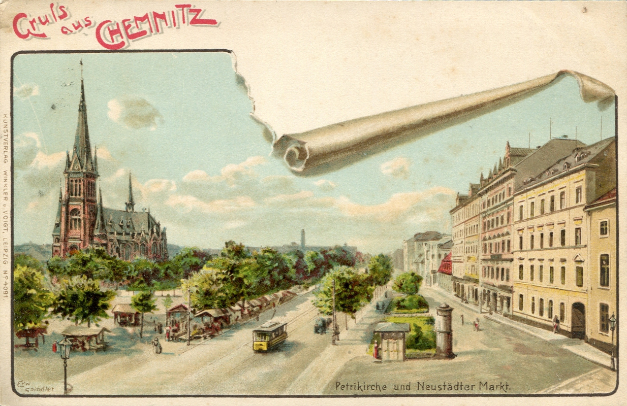 Хемниц — Старые фотографии