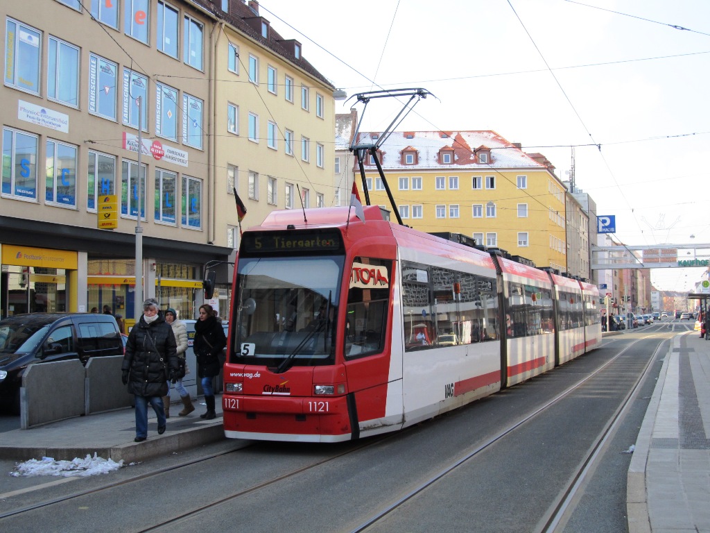 Нюрнберг, Adtranz GT8N2 № 1121