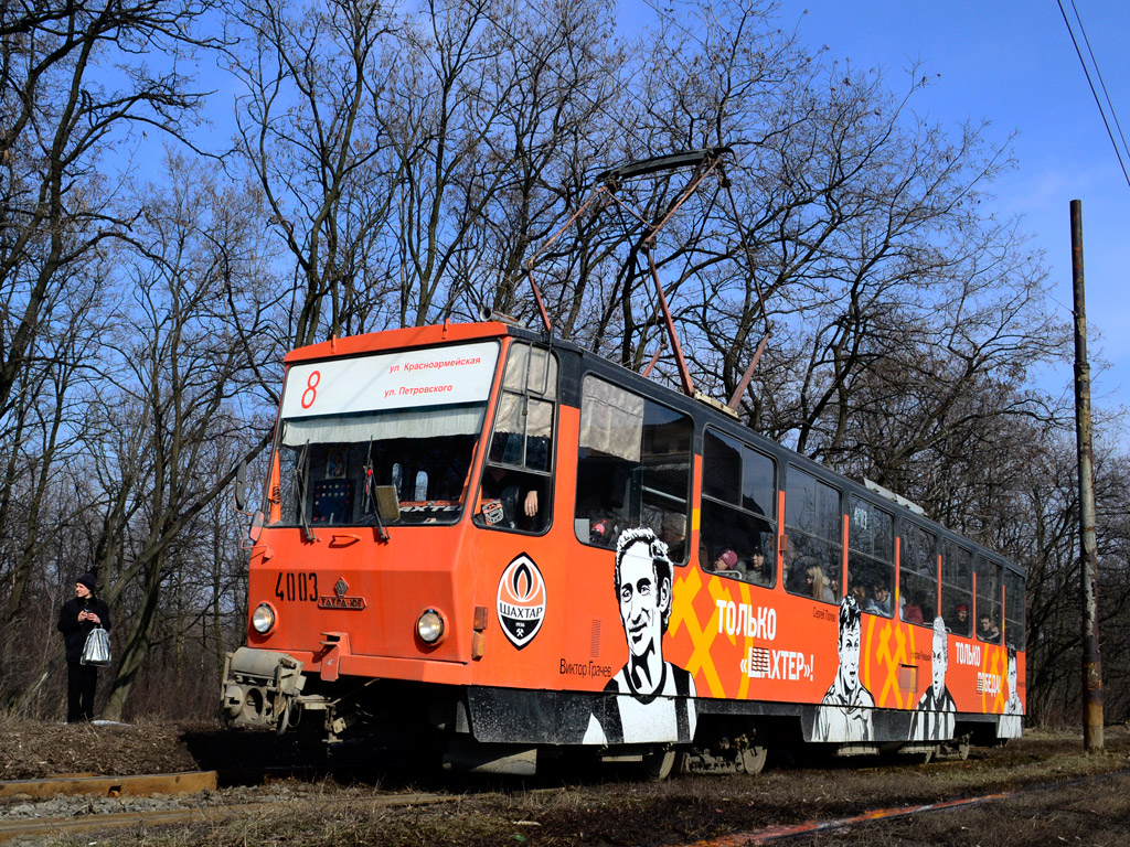 Донецк, Татра-Юг Т6Б5 № 4003