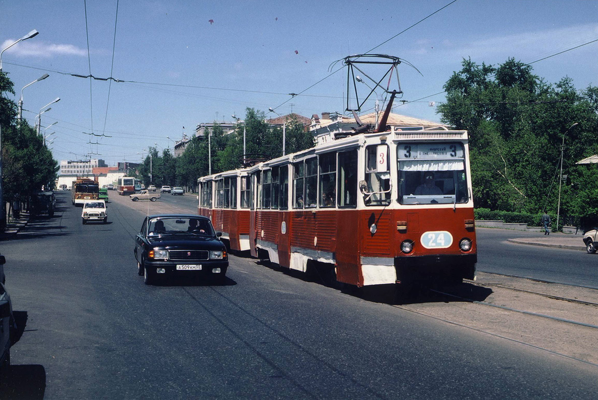Омск, 71-605А № 25; Омск, 71-605А № 24 Омск, 71-605А № 25; Омск, 71-605А № 24