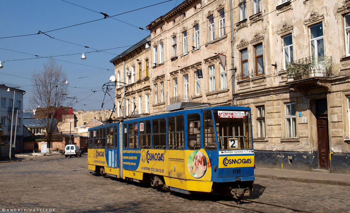 Львов, Tatra KT4SU № 1118