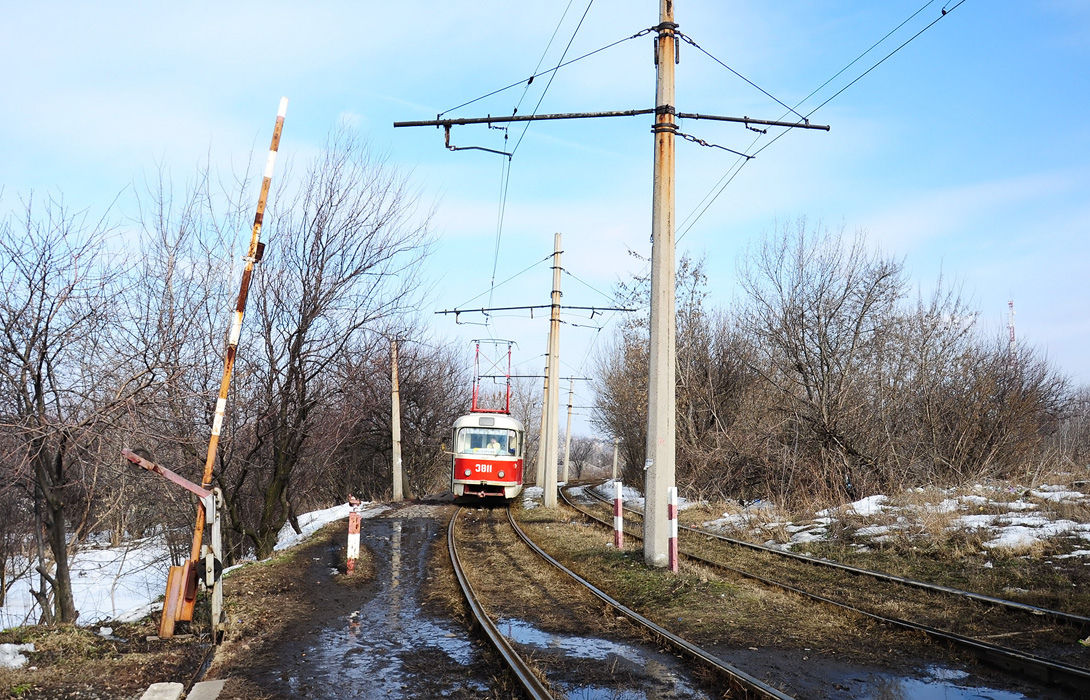Донецк, Tatra T3SU (двухдверная) № 3811; Донецк — «Весенним Донецком под звуки Татры», Т-3 № 3811, 17 марта 2012 года