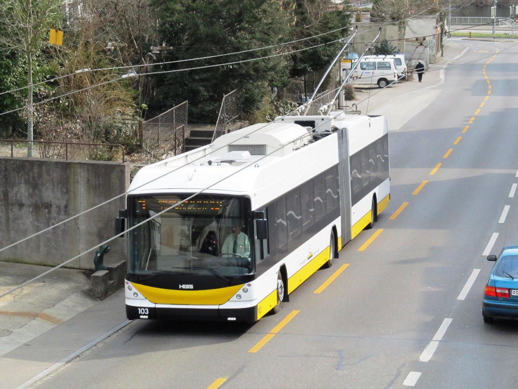 Шаффхаузен, Hess SwissTrolley 3 (BGT-N2C) № 103