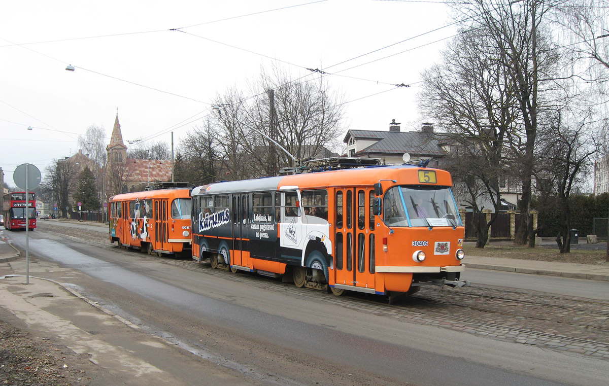 Рига, Tatra T3A № 30405