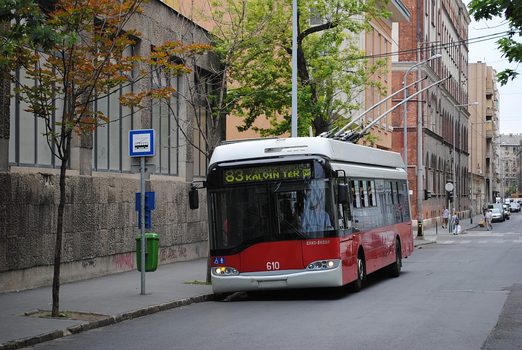 Budapest, Solaris Trollino II 12 Ganz-Škoda B № 610