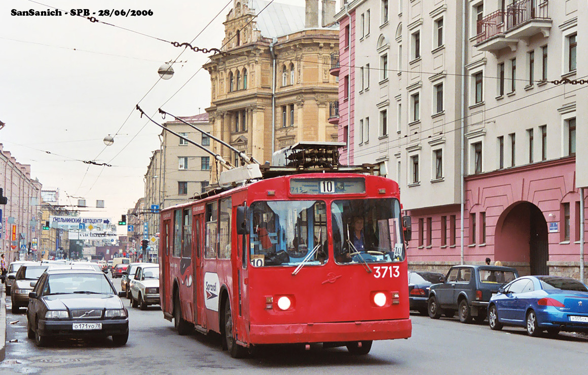 Sanktpēterburga, ZiU-682V1UB № 3713