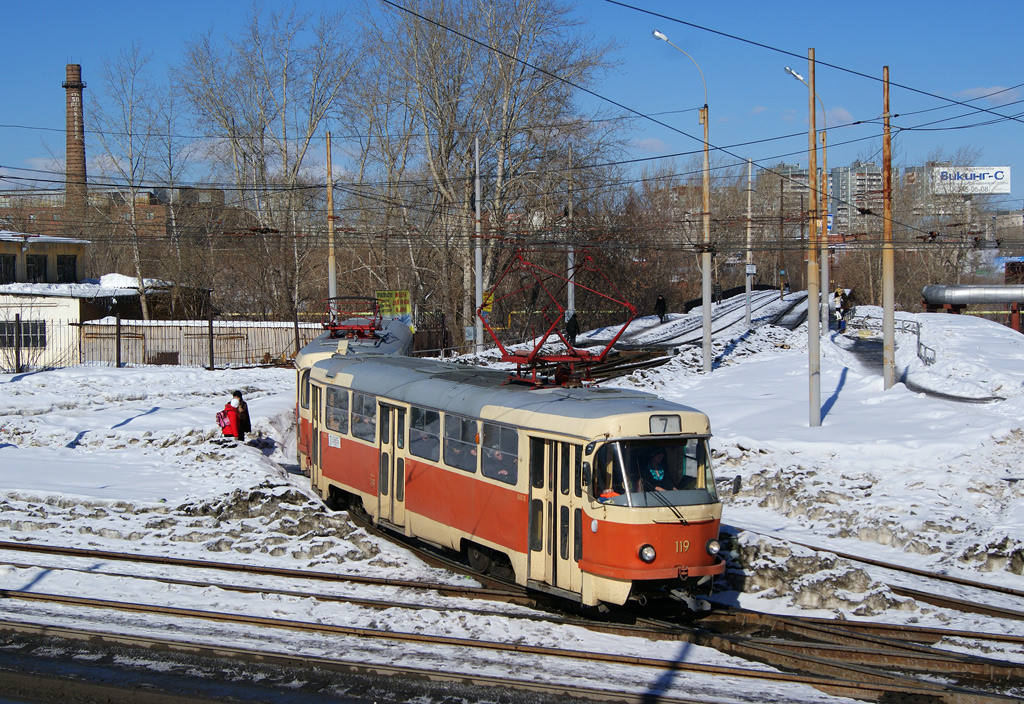 Екатеринбург, Tatra T3SU (двухдверная) № 119