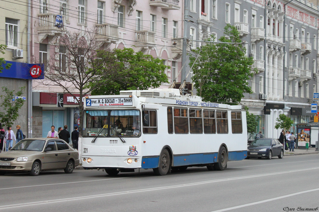 Ростов-на-Дону, ЗиУ-682Г-016.02 (с широкой 1-й дверью) № 321