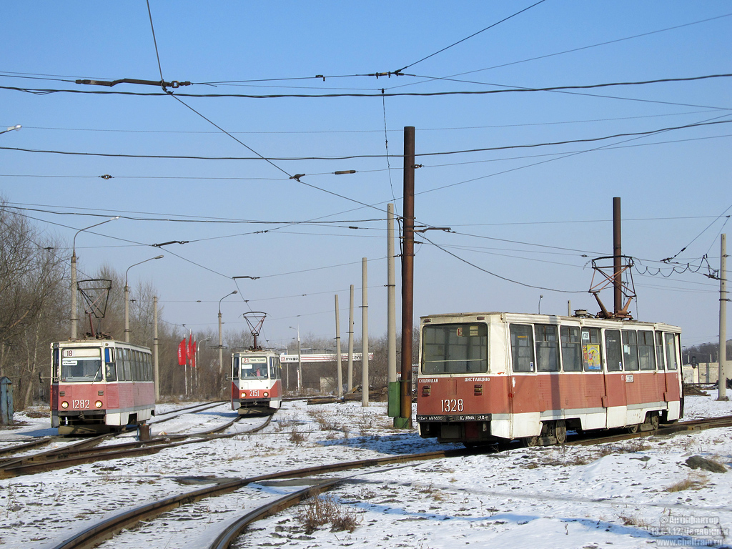 Челябинск, 71-605 (КТМ-5М3) № 1282; Челябинск, 71-605 (КТМ-5М3) № 2151; Челябинск, 71-605 (КТМ-5М3) № 1328