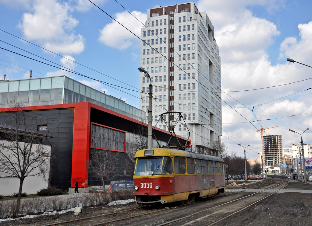 Harkiva, Tatra T3SU (2-door) № 3036