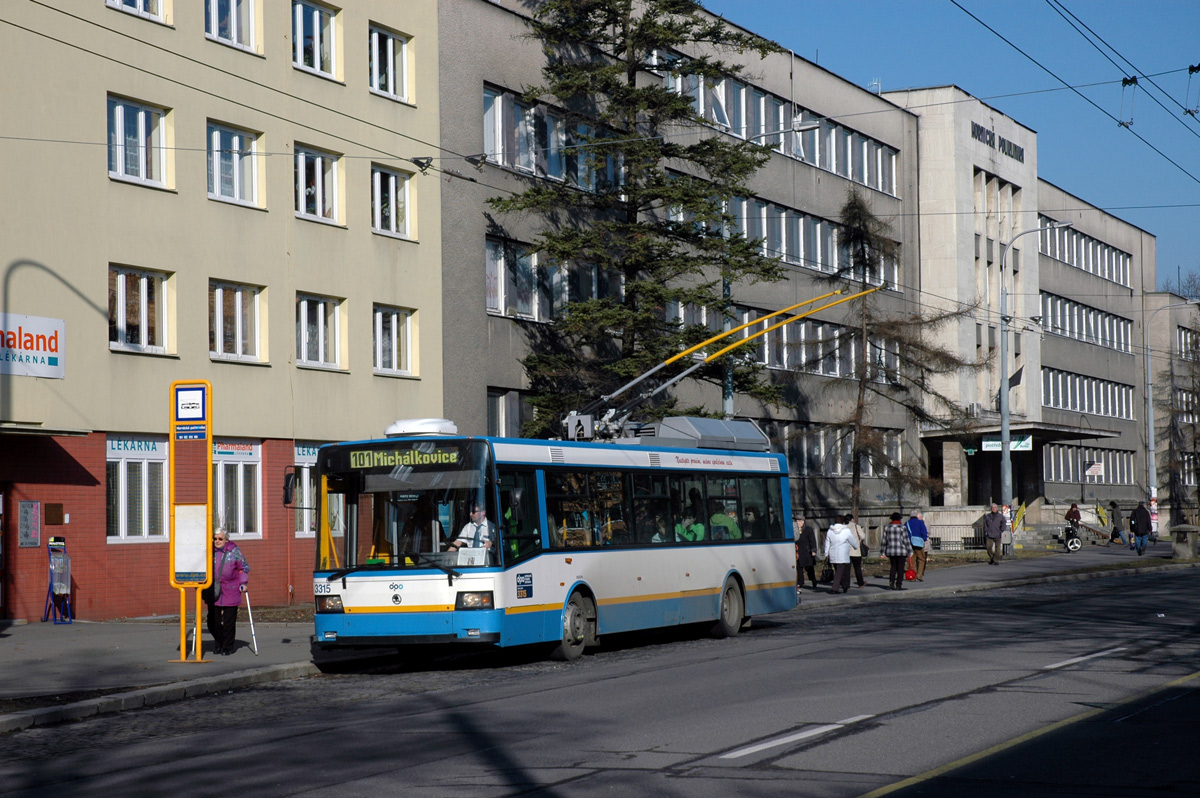 Острава, Škoda 21Tr № 3315