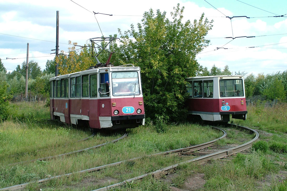 Омск, 71-605 (КТМ-5М3) № 21; Омск, 71-605А № 4