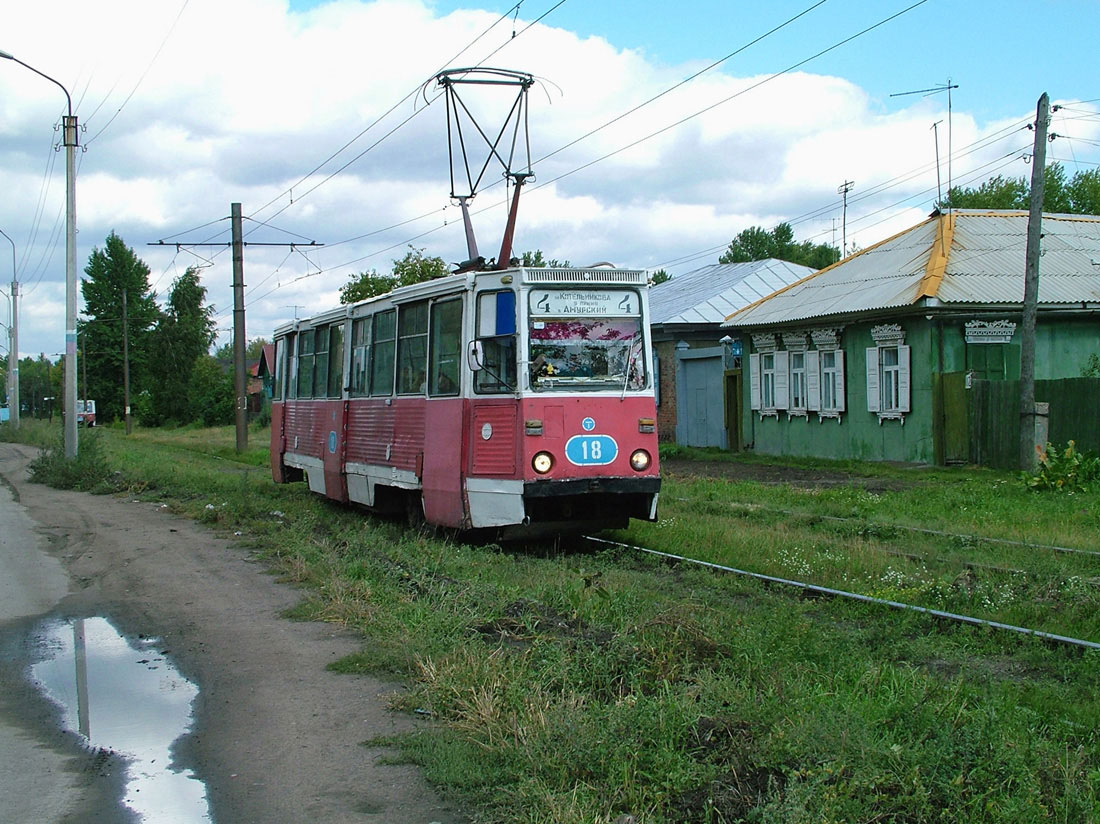 Омск, 71-605 (КТМ-5М3) № 18
