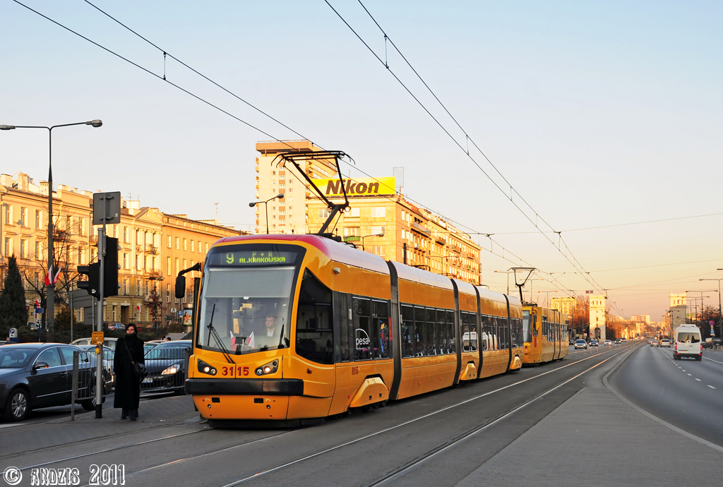 Варшава, PESA Tramicus 120N № 3115