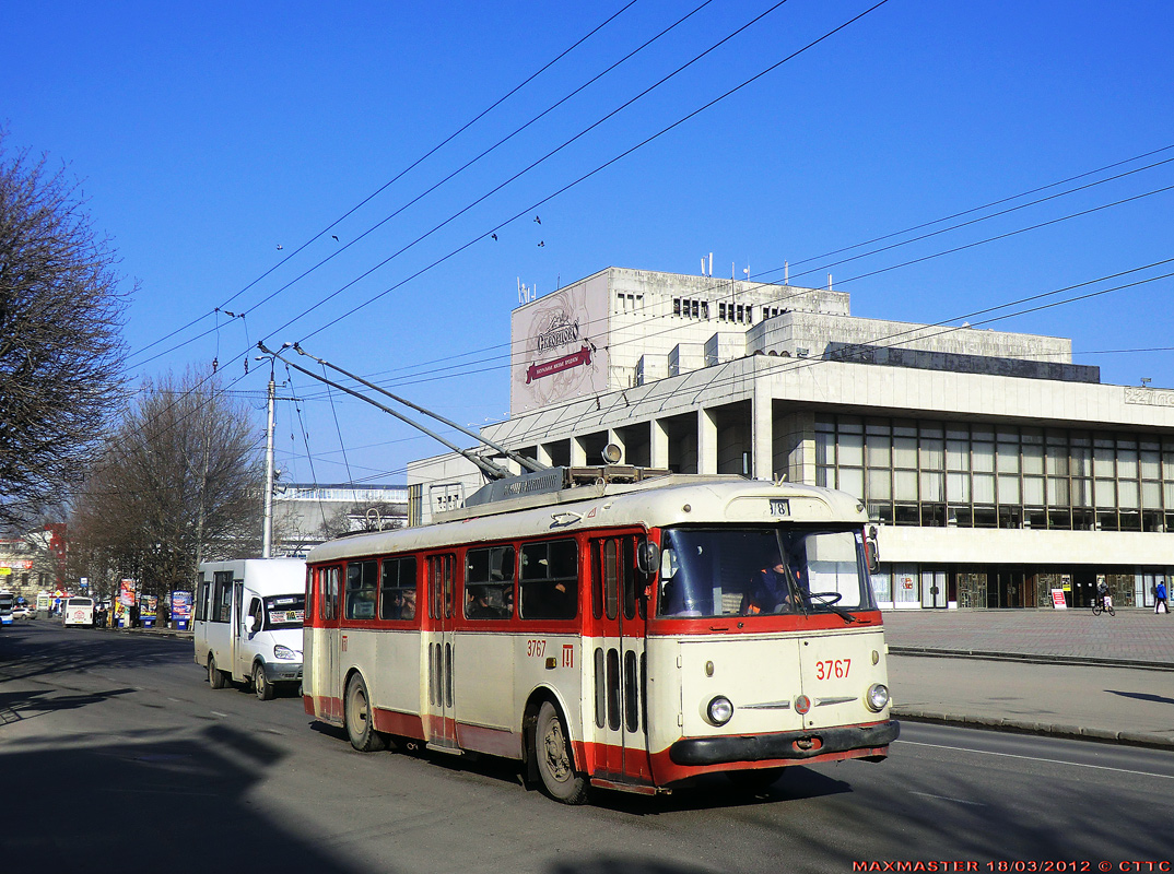 Крымский троллейбус, Škoda 9TrH27 № 3767