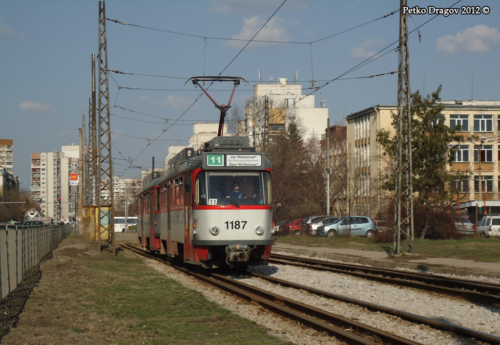 София, Tatra T4DC № 1187