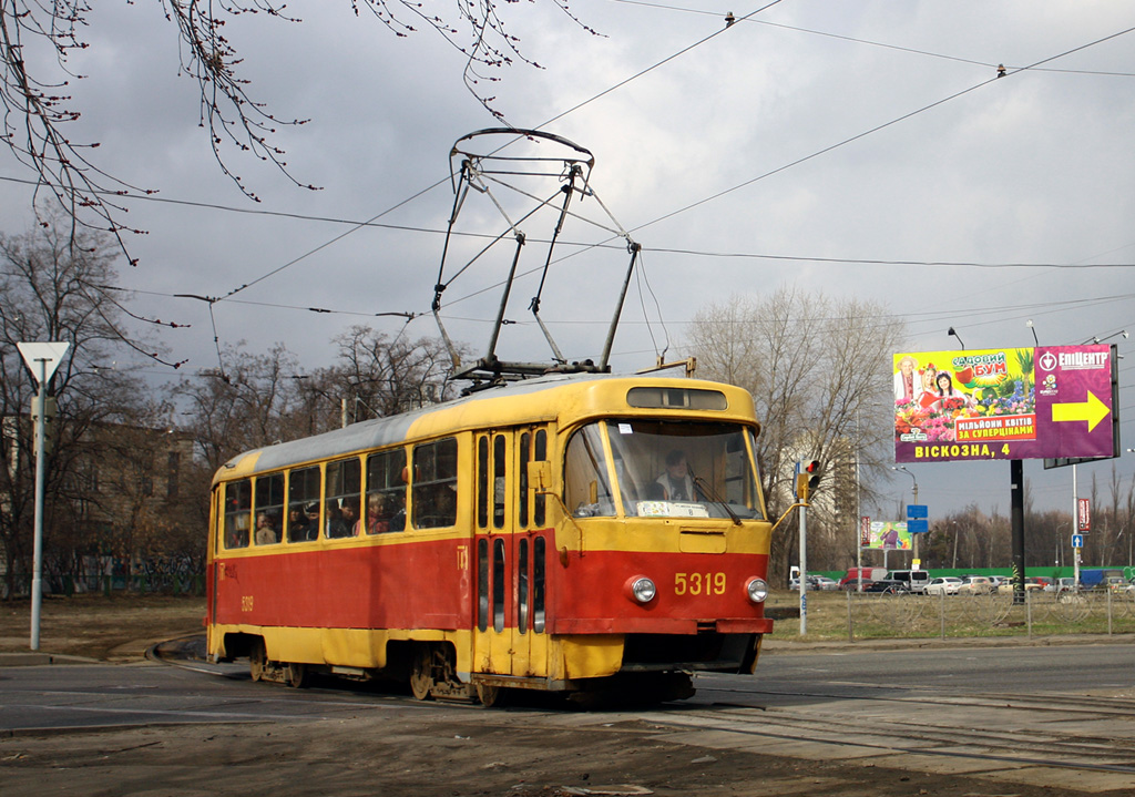 Киев, Tatra T3SU (двухдверная) № 5319