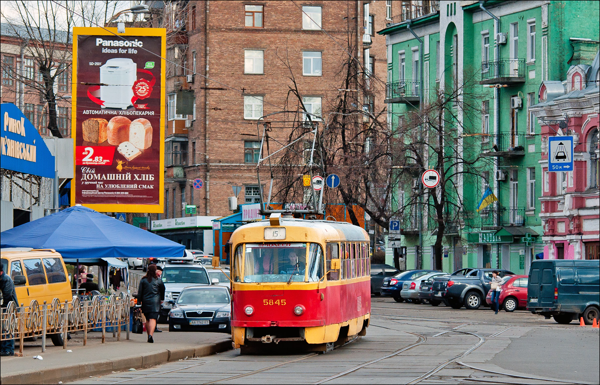 Kiova, Tatra T3SU # 5845