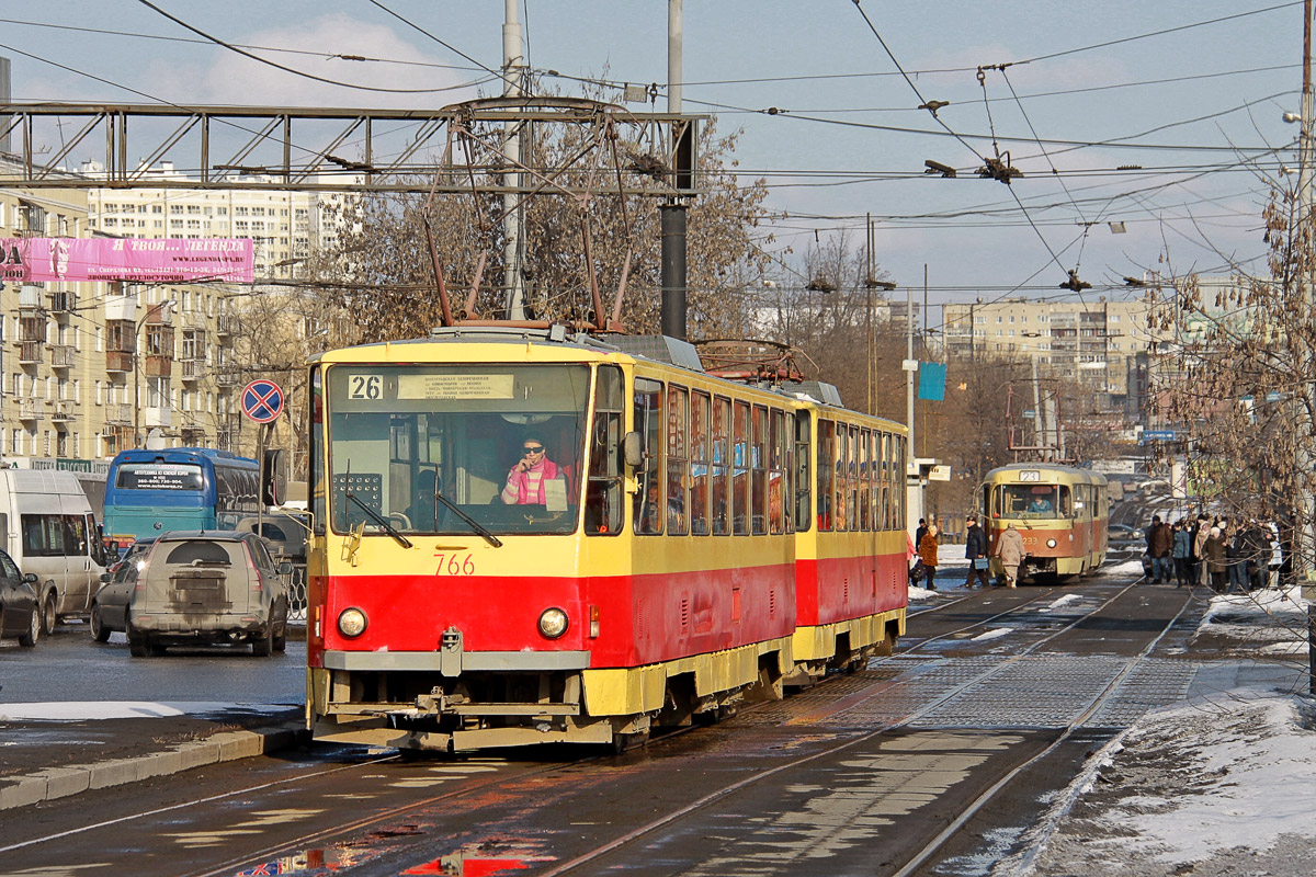 Екатеринбург, Tatra T6B5SU № 766